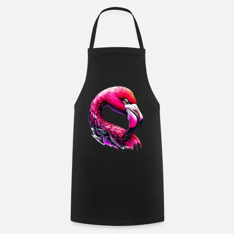 Flamant - Tablier de cuisine - noir