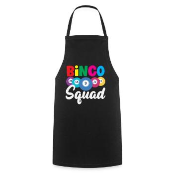Bingo Squad Colorful Gameplay - Cooking Apron - black - Front - AI Model Male 185 dark (185cm)