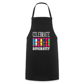 Bingo Celebrates Diversity Alive - Cooking Apron - black - Front - AI Model Male 185 dark (185cm)