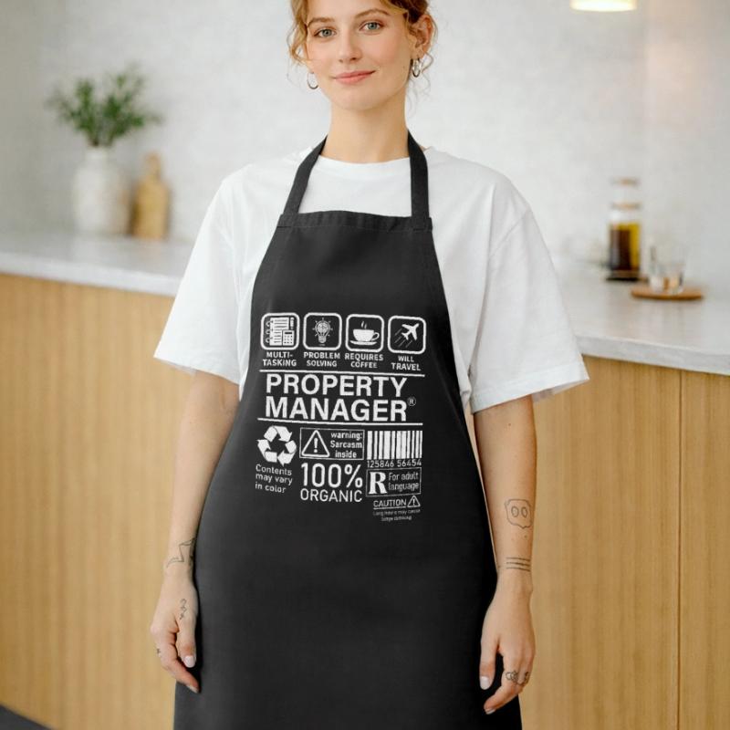 Property Manager Multi Tasking Problem Solving Cooking Apron