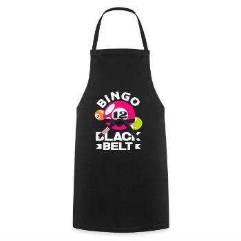 Bingo Black Belt Championship - Cooking Apron - black - Front - AI Model Male 185 dark (185cm)