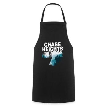Chase Heights Randonnée Aventure Montagnes Randonneur - Tablier de cuisine - noir - Devant - AI Model Male 185 dark (185cm)