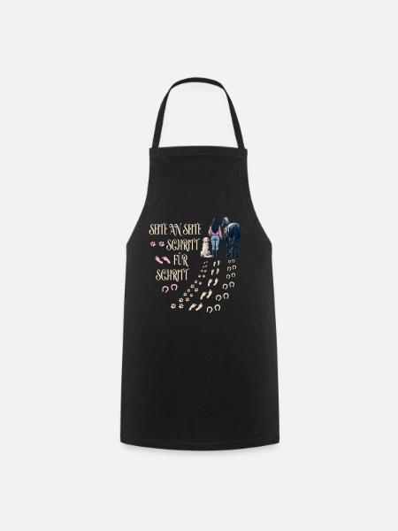 Maîtresse Chien et Cheval - Tablier de cuisine - noir