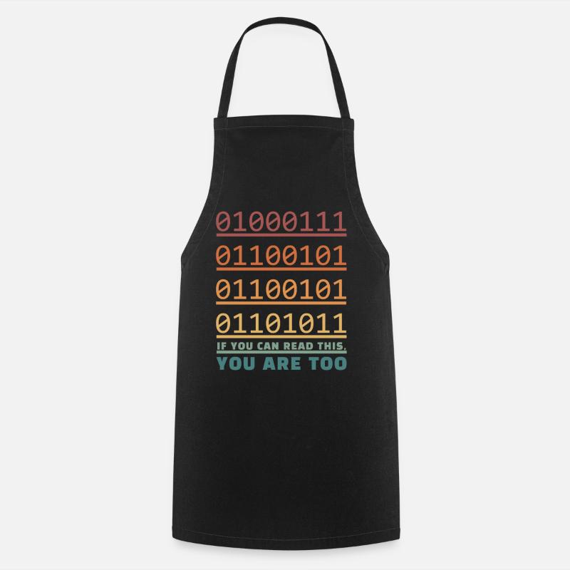 Science Nerd Physique Étudiant Blagues Geek - Tablier de cuisine - noir