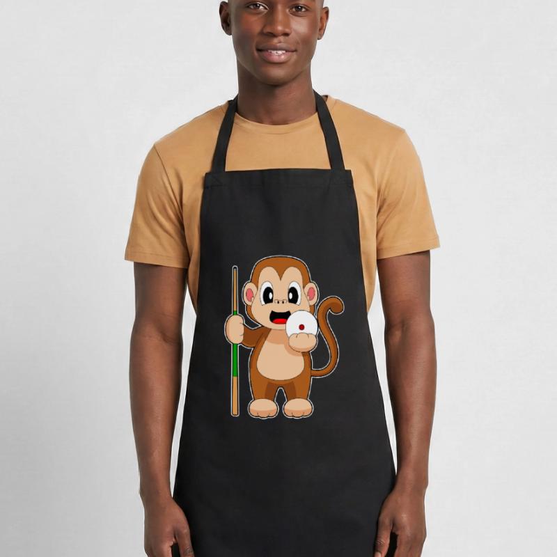 Queue de billard Monkey Tablier de cuisine