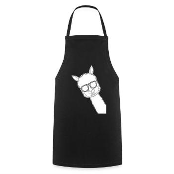 Lunettes de soleil Llama drôle Llama Lover Alpaga - Tablier de cuisine - noir - Devant - AI Model Male 185 dark (185cm)