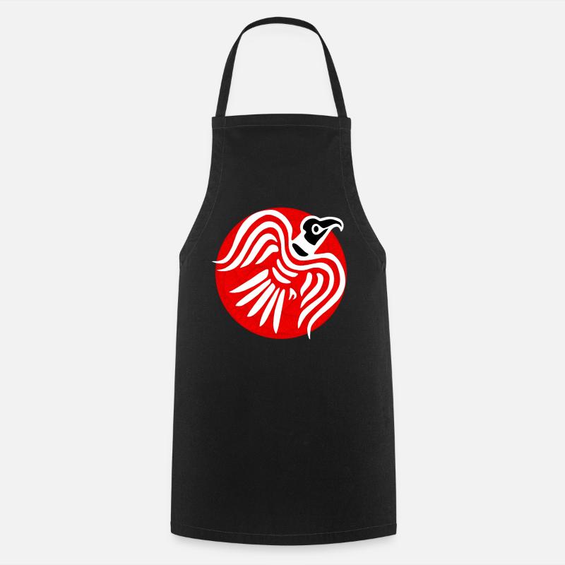 Viking Raven - Cooking Apron - black