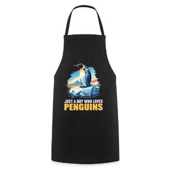 Pingouins Pingouin - Tablier de cuisine - noir - Devant - AI Model Male 185 dark (185cm)