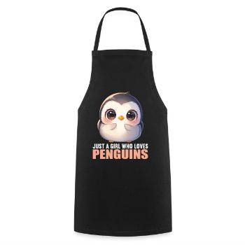 Pingouins Pingouin - Tablier de cuisine - noir - Devant - AI Model Male 185 dark (185cm)