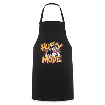 Husky Fashion Fun and Adventure - Cooking Apron - black - Front - AI Model Male 185 dark (185cm)