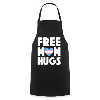 Fierté LGBT transgenre - Tablier de cuisine - noir - Devant - AI Model Male 185 dark (185cm)