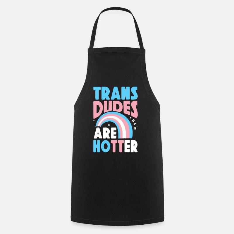 Transgender Trans LGBT Pride - Kochschürze - Schwarz