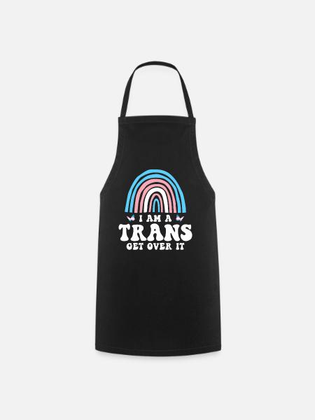 Transgender Trans LGBT Pride - Kochschürze - Schwarz