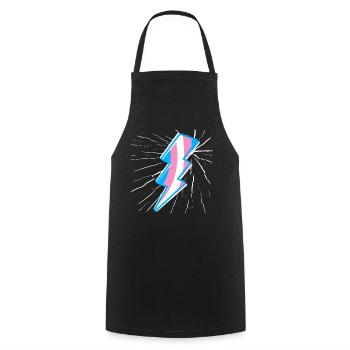 Transgender Trans LGBT Pride - Kochschürze - Schwarz - Vorne - AI Model Male 185 dark (185cm)