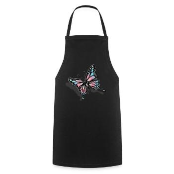 Transgender Trans LGBT Pride - Kochschürze - Schwarz - Vorne - AI Model Male 185 dark (185cm)