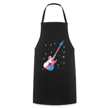 Transgender Trans LGBT Pride - Cooking Apron - black - Front - AI Model Male 185 dark (185cm)