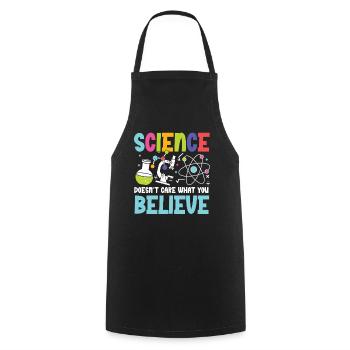 Science is Independent: Promoting STEM Education - Cooking Apron - black - Front - AI Model Male 185 dark (185cm)