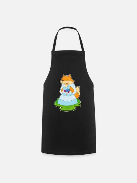 Fuchs Braut Schleier Hochzeit - Kochschürze - Schwarz