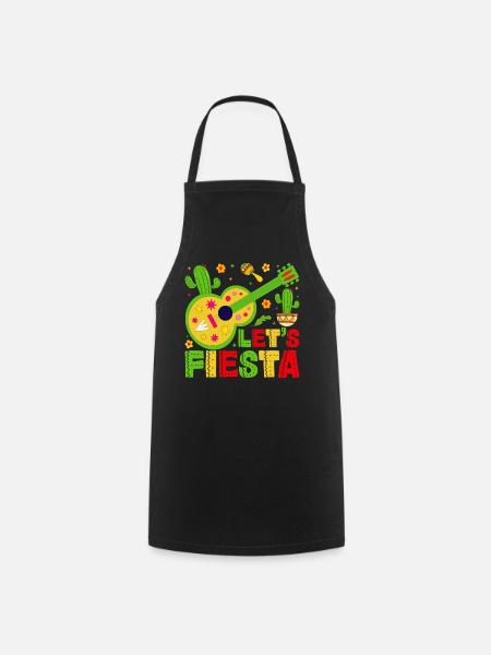 Let's Fiesta - Kochschürze - Schwarz