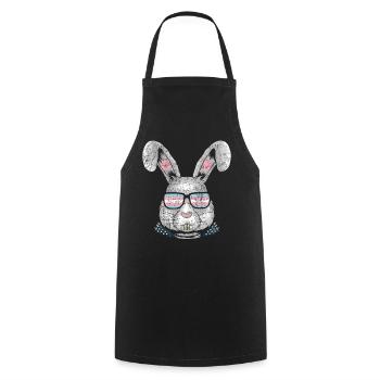 Transgender Trans LGBT Pride - Cooking Apron - black - Front - AI Model Male 185 dark (185cm)