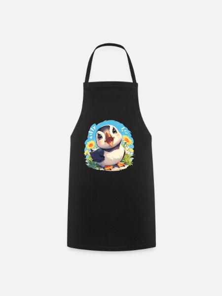 Macareux - Tablier de cuisine - noir