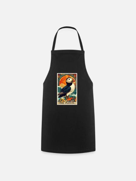 Macareux - Tablier de cuisine - noir