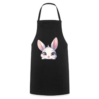 Bunny Bunny - Cooking Apron - black - Front - AI Model Male 185 dark (185cm)