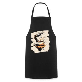 Kaffee Coffee Kaffeeliebhaber - Kochschürze - Schwarz - Vorne - AI Model Male 185 dark (185cm)