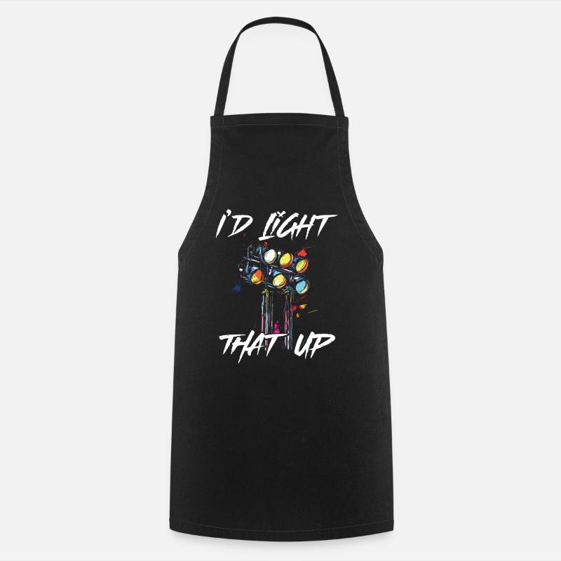 Lighting technician Lighting technician Lighting technology - Cooking Apron - black