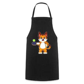 Tiger Tennis de table Raquette de tennis de table - Tablier de cuisine - noir - Devant - AI Model Male 185 dark (185cm)