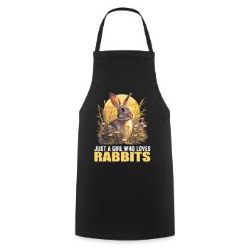 Bunny Bunny - Cooking Apron - black - Front - AI Model Male 185 dark (185cm)