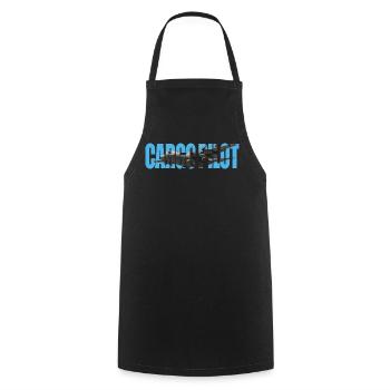Pilote cargo C-130 - Tablier de cuisine - noir - Devant - AI Model Male 185 dark (185cm)