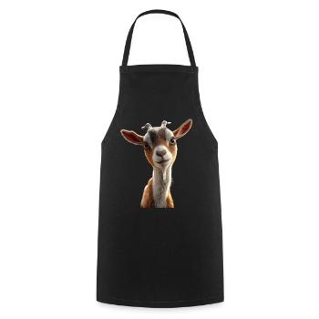 Chèvre Chèvre domestique Capricorne Chèvre Chèvre Chèvre mignonne - Tablier de cuisine - noir - Devant - AI Model Male 185 dark (185cm)