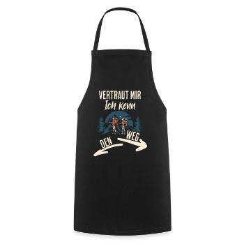 Wander - Cooking Apron - black - Front - AI Model Male 185 dark (185cm)