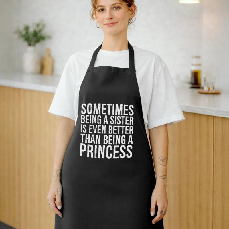 Manchmal ist es sogar besser, eine Schwester zu sein, als Kochschürze