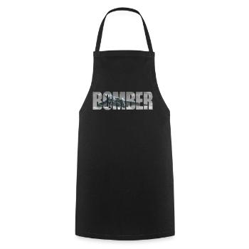 Bomber Avro 698 Vulcan - Cooking Apron - black - Front - AI Model Male 185 dark (185cm)