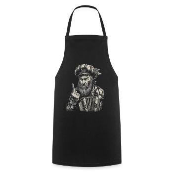Grantler Dialectes bavarois Bavière - Tablier de cuisine - noir - Devant - AI Model Male 185 dark (185cm)