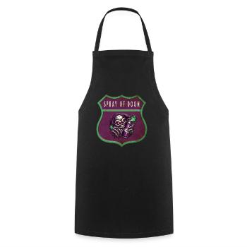 Spray des Untergangs - Kochschürze - Schwarz - Vorne - AI Model Male 185 dark (185cm)
