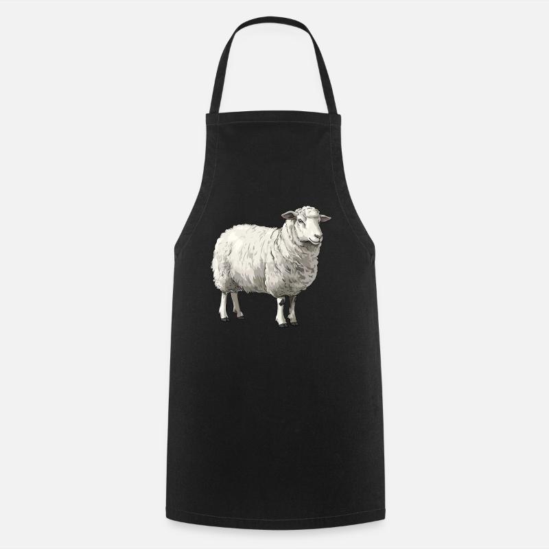 Mouton Mouton - Tablier de cuisine - noir