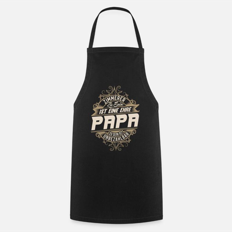 Zimmerer Papa - Kochschürze - Schwarz