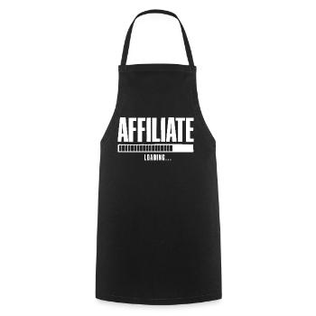 Affiliate Loading Online Business Affiliate - Cooking Apron - black - Front - AI Model Male 185 dark (185cm)