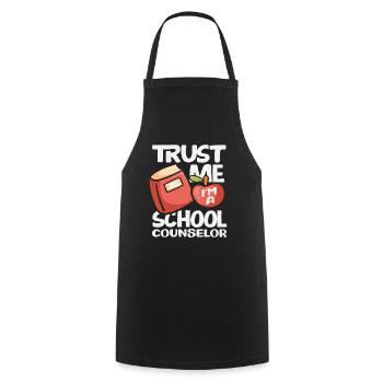 Vertraue Mir Ich Bin Schulberater - Kochschürze - Schwarz - Vorne - AI Model Male 185 dark (185cm)