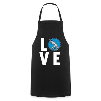 Blue Ringed Octopus Blaugeringelter Krake - Cooking Apron - black - Front - AI Model Male 185 dark (185cm)