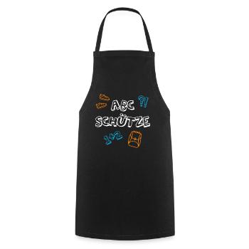 ABC Shooter School Beginners Satchel Pupils 1st Grade - Cooking Apron - black - Front - AI Model Male 185 dark (185cm)