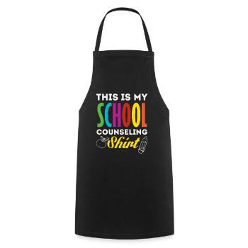 Das Ist Mein Schulberater Shirt - Kochschürze - Schwarz - Vorne - AI Model Male 185 dark (185cm)