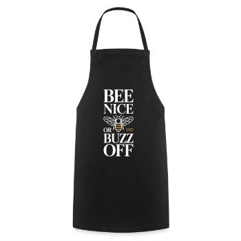 Abeille Apiculteur Abeille Nice Ou Buzz Off Apiculteur - Tablier de cuisine - noir - Devant - AI Model Male 185 dark (185cm)
