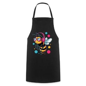 abeilles apiculteur miel apiculteur abeilles abeille mignonne - Tablier de cuisine - noir - Devant - AI Model Male 185 dark (185cm)