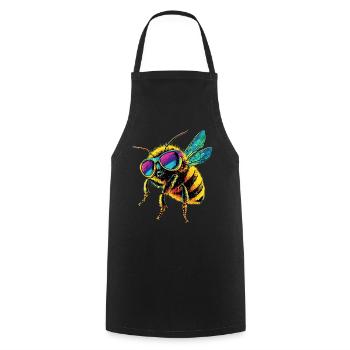abeilles apiculteur miel apiculteur abeilles abeille mignonne - Tablier de cuisine - noir - Devant - AI Model Male 185 dark (185cm)