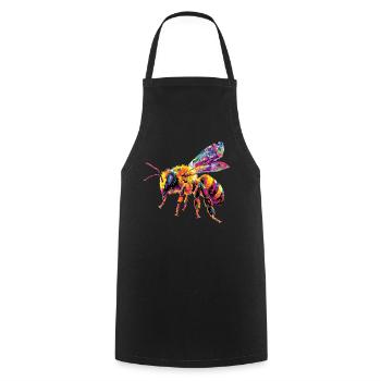 abeilles apiculteur miel apiculteur abeilles abeille mignonne - Tablier de cuisine - noir - Devant - AI Model Male 185 dark (185cm)