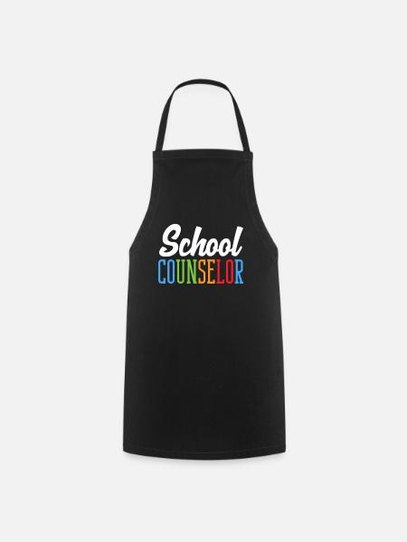 Schulberater Farbenfrohes Design - Kochschürze - Schwarz